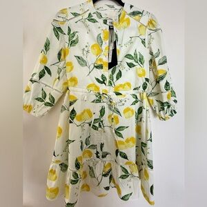 Layered With Love, Lemon Print Dress